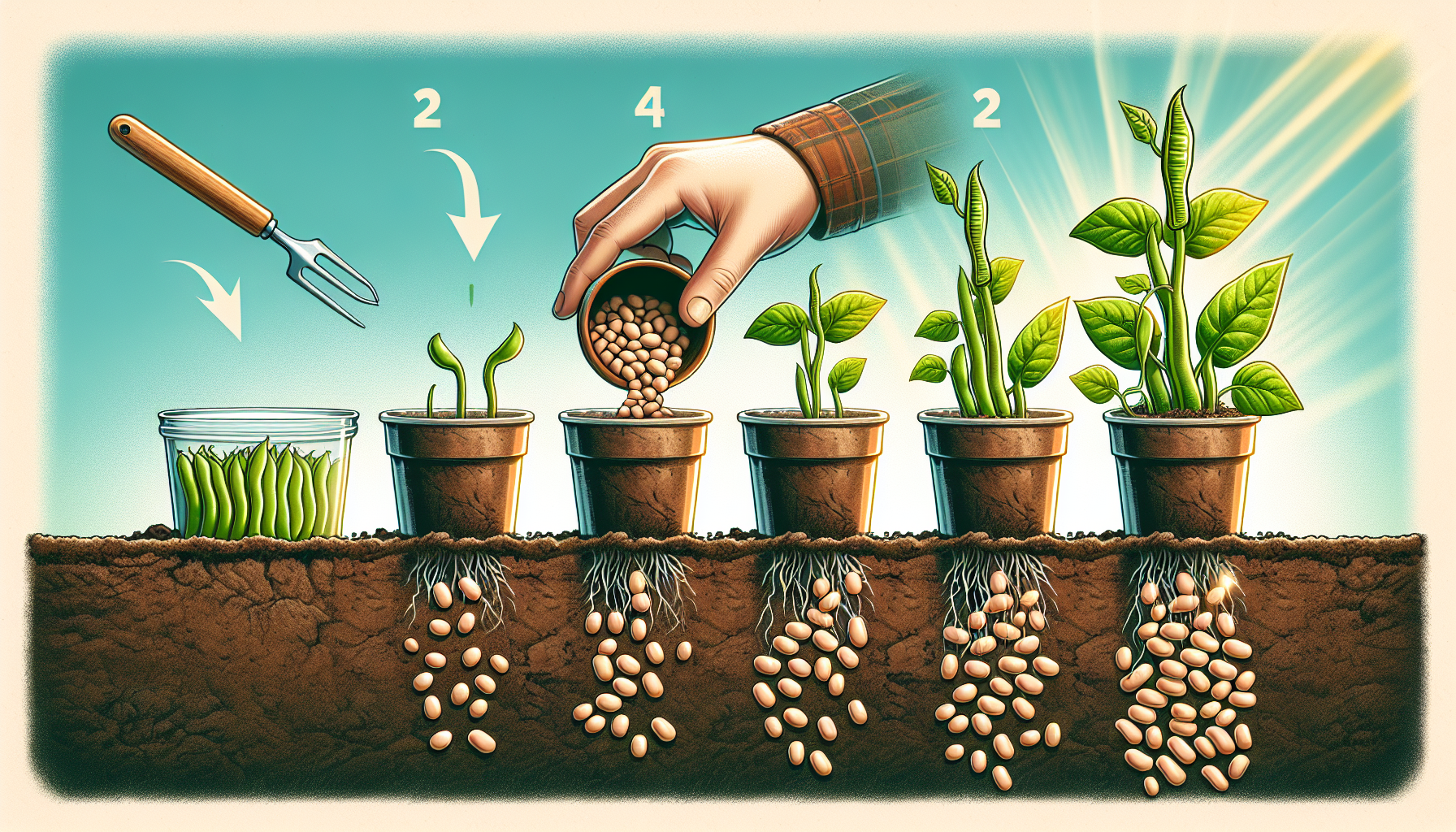 découvrez la méthode secrète pour réussir vos semis de haricots verts et obtenir une récolte abondante grâce à nos conseils pratiques !