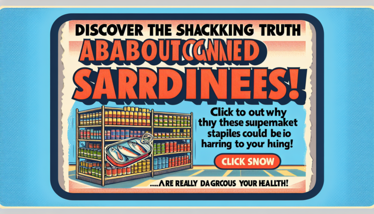 découvrez pourquoi les sardines en conserve vendues en supermarché dans toute la france peuvent être dangereuses pour votre santé. soyez attentifs !